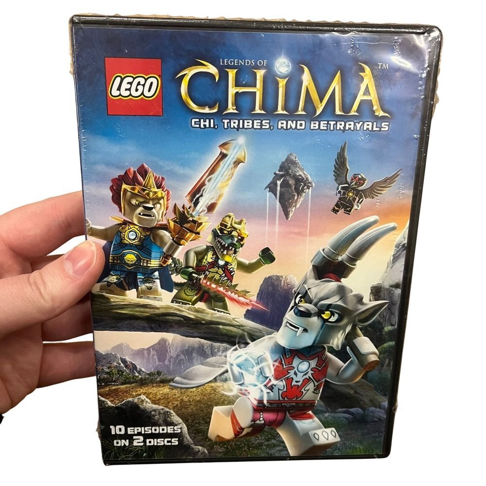 LEGO Legends of Chima Chi Tribes and Betrayals DVD 2-Disc Set 10 Episodes SEALED